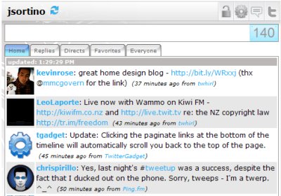 TwitterGadget